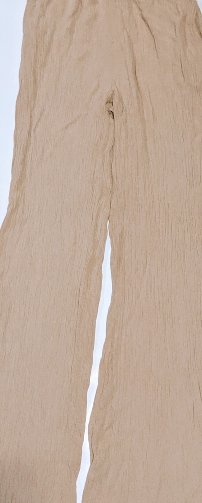 Forever 21 Tan Flowy Wide leg Pant